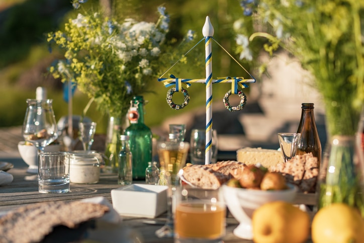 Midsommar lunch på Uni3 World of food